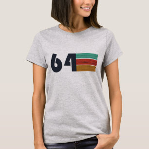 Camiseta nascer de aniversário de 1964