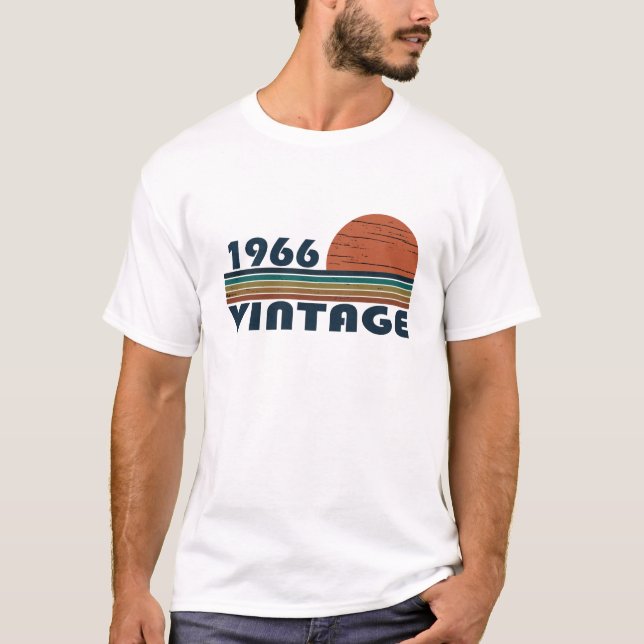 Camiseta Nascer de aniversário de 1966 (Frente)