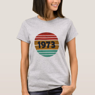 Camiseta Nascer de aniversário de 1973