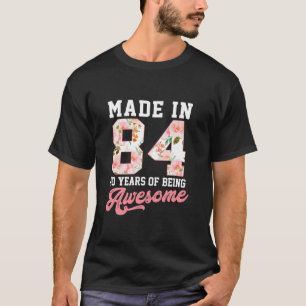 Camiseta Nascer De aniversário de 40 anos Em 1984, 40 Anos,