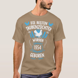 Camiseta Nascer de aniversário de 67 anos Pigeon fancier em