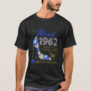 Camiseta Nascer De Aniversário De Alto Curso 60º Em Març