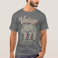 Nascer De Aniversário Do Vintage Trator Farmer Em