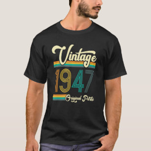 Camiseta Nascer De Aniversário Em 1947