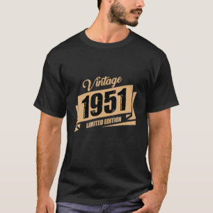 Camiseta Nascer De Aniversário Em 1951 Vintage 1