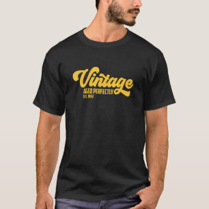 Camiseta Nascer De Aniversário Em 1963 Vintage Envelheceu P