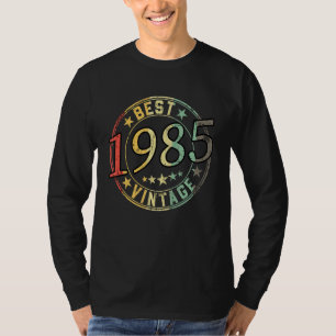 Camiseta Nascer De Aniversário Em 1985 Melhor Vintage