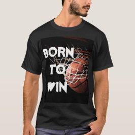 Camiseta Nascer de basquete de citação motivacional para ga