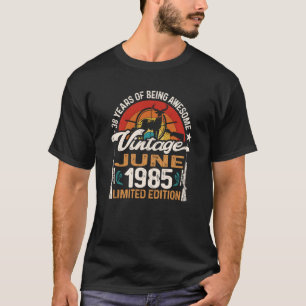 Camiseta nascer de caça aos veados de 38 anos junho de 1985