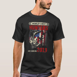 Camiseta nascer De Caçadores De Veados De 9 Anos Em 2013