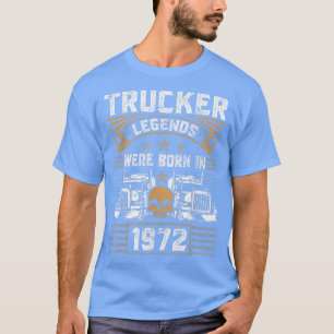 Camiseta Nascer De Caminhoneiro De Aniversário Da Legenda D