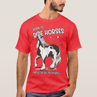 Camiseta Nascer de Cavalo Cavalo Andando de Cavalo