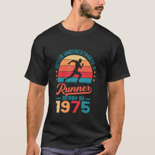 Camiseta Nascer de corredor em 1975, 50º aniversário, com 5