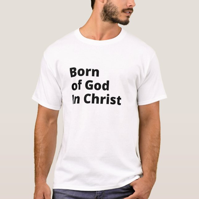 Camiseta Nascer de Deus no Cristo (Frente)