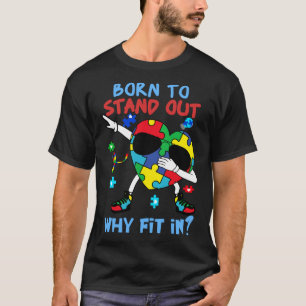 Camiseta Nascer De Diferente Capacidade De Autismo Bonito