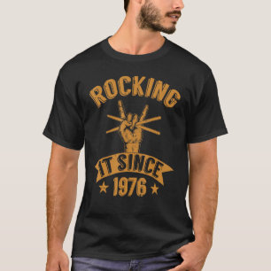 Camiseta Nascer De Drummer Da Banda Mens Music Rock Em 1976