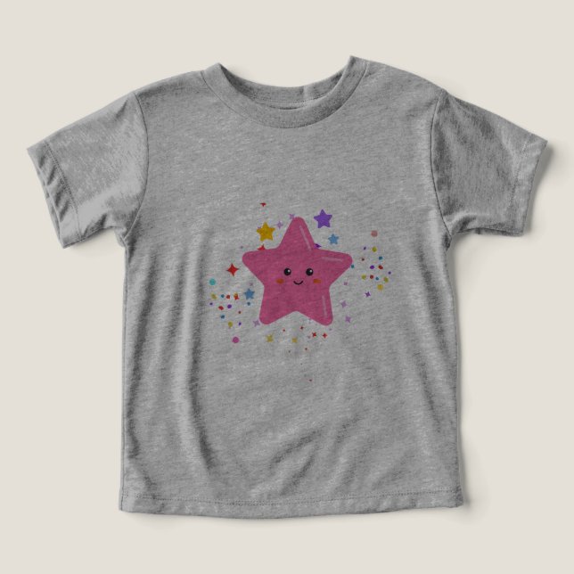 Camiseta nascer de estrela (Design frontal)