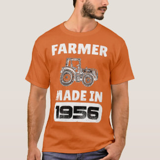 Camiseta Nascer De Fazendeiros Vintage Em 1956 Fa De 67 Ano
