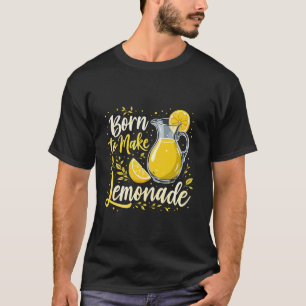 Camiseta Nascer de fazer amantes de suco de limão com limão