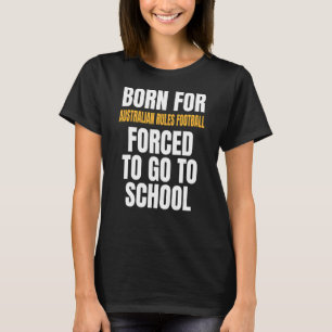 Camiseta Nascer De Futebol De Regras Australianas