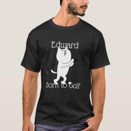 Camiseta Nascer de gato para golfe