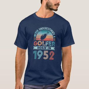 Camiseta Nascer De Golfe Em 1952, Presente De Golfe De 70 B