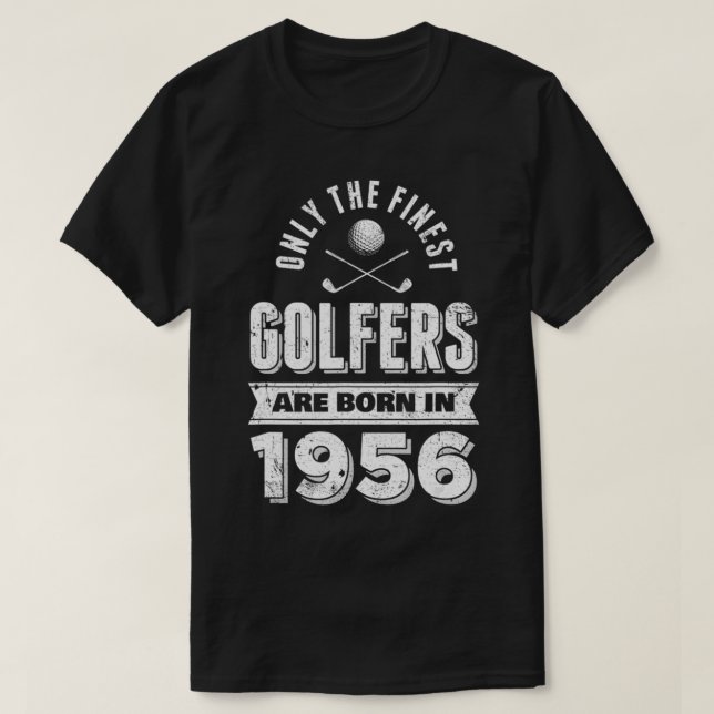 Camiseta Nascer de golfe em 1956, presente de golfe de 65°  (Frente do Design)
