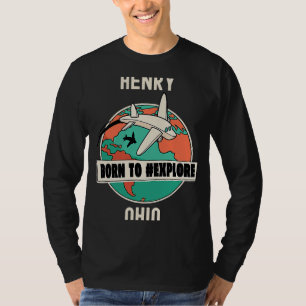 Camiseta Nascer de Henry Ohio para Explorar Viagem