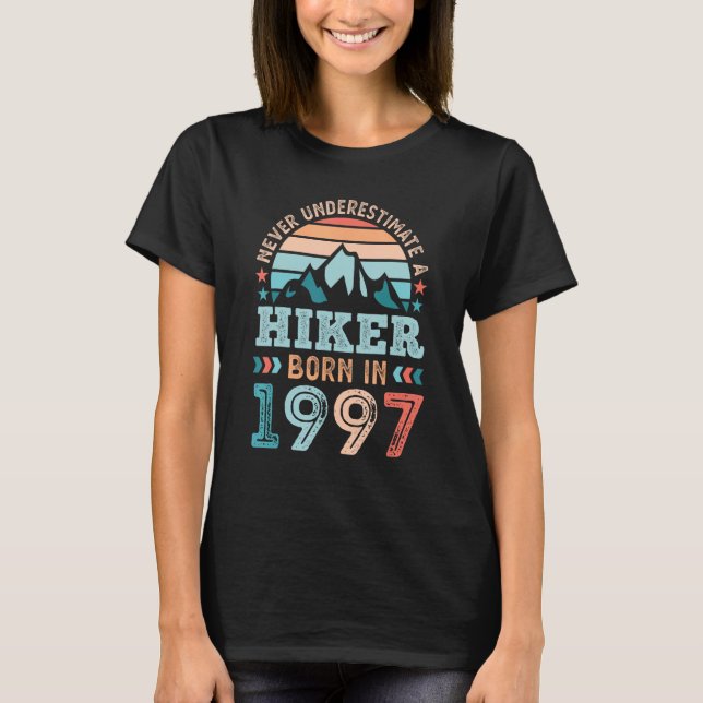 Camiseta Nascer de Hiker em 1997 (Frente)