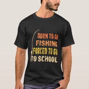 Camiseta Nascer De Ir Pescar Roupas Engraçadas Do Pescador