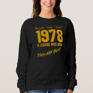 Camiseta Nascer de Legenda 1978 Celebração da Vintagem de A