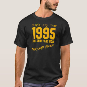 Camiseta Nascer de Legenda 1995 Celebração da Vintage de An
