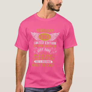 Camiseta Nascer De Legenda Em Fevereiro De 1961 Vintage Ani