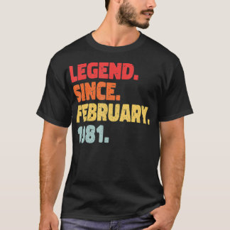 Camiseta Nascer de Legenda fevereiro de 1981