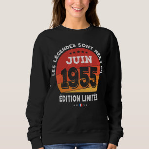 Camiseta Nascer De Legendas Em Junho De 1955 67º Aniversári
