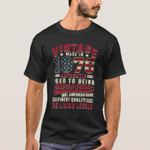 Camiseta Nascer De Legendas Vintage No Aniversário De 44