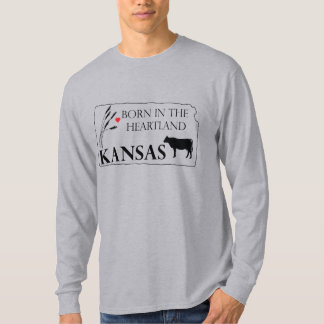 Camiseta Nascer de Longa Folha no coração - Kansas