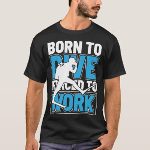 Camiseta Nascer De Mergulhar Legal Camisa-T