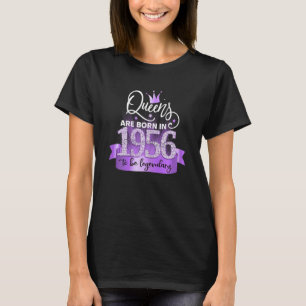 Camiseta Nascer De Mulheres Em 1956 I Elegante Purple Black