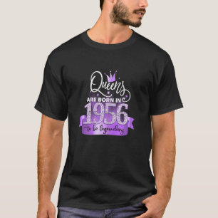 Camiseta Nascer De Mulheres Em 1956 I Elegante Purple Black