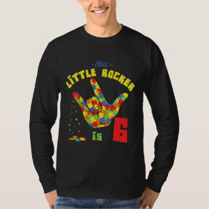 Camiseta Nascer de Nascimento do Rocker 6 Quebra-cabeça