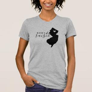 Camiseta Nascer de New-jersey e T aumentado do estado