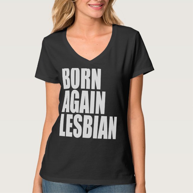 Camiseta Nascer de Orgulho LGBT novamente Suporte ao Arco-Í (Frente)
