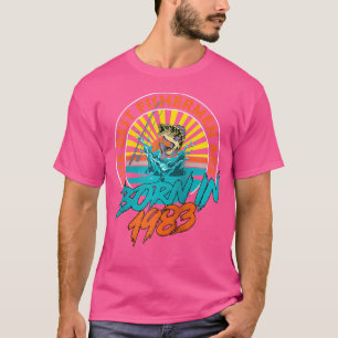 Camiseta nascer De Pesca De 40 Anos Em 1983