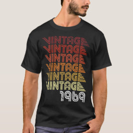 Camiseta nascer de Presente de 50º Aniversário em 1969