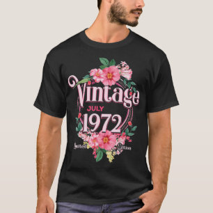 Camiseta Nascer De Presente De Aniversário Das Mulheres Em 