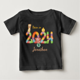 Camiseta nascer de presente personalizado para bebês em 202