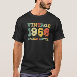 Camiseta nascer De Presentes De 55 Anos Em 1966 Edição Limi