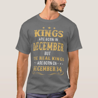 Camiseta Nascer De Reis Em Dezembro Reais Estão Nasceres No