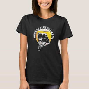 Camiseta Nascer De Reproduzir Poo Do Jogador Billiard Snook